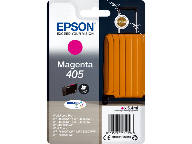 Epson Druckerpatronen 405 405XL 405XXL frei Farbwahl