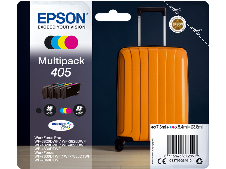 Epson Druckerpatronen 405 405XL 405XXL frei Farbwahl
