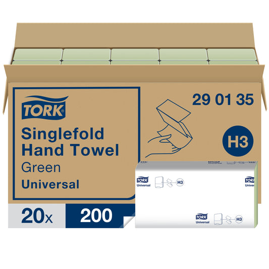 TORK Papierhandtücher 290135 H3 Universal Zick-Zack-Falzung 1-lagig 4.000 Tücher