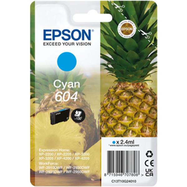 EPSON 604/T10G24 cyan Druckerpatrone