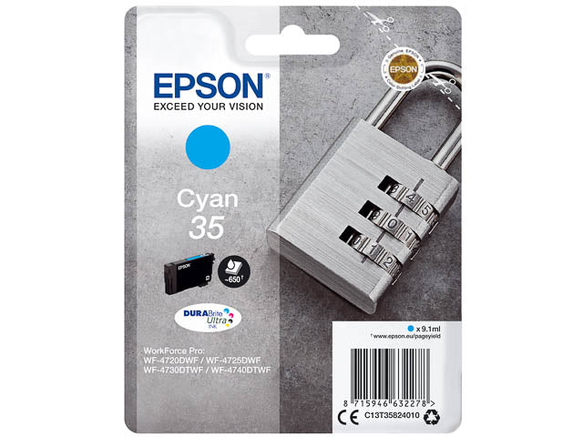 EPSON 35 / T3582 cyan Tintenpatrone