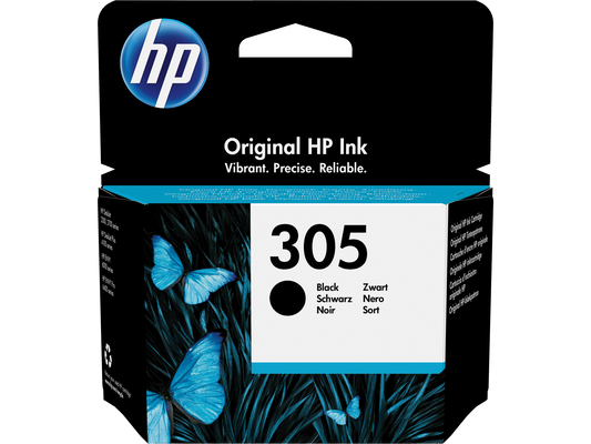 2 HP 305 black und color Druckerpatronen 6ZD17AE