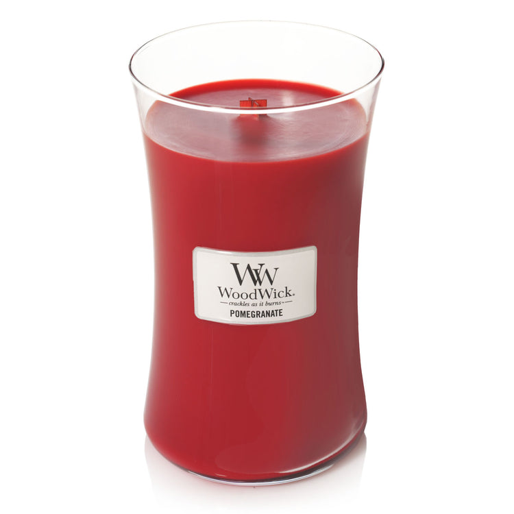 WoodWick knisternde Kerze Pomegranate groß 610g Brenndauer bis zu 130 Std