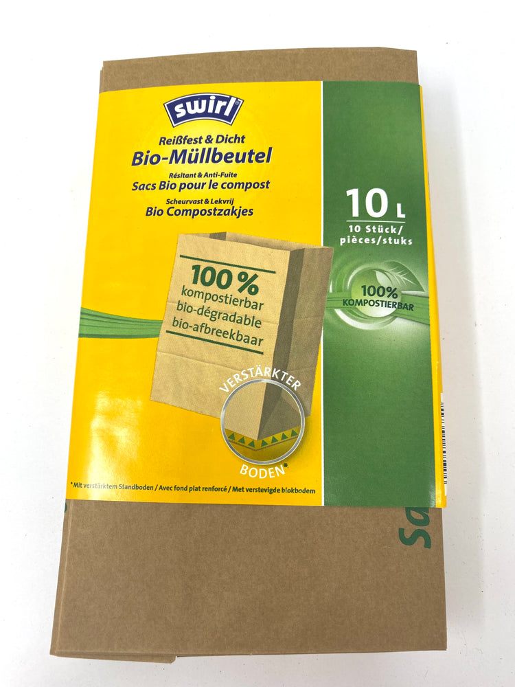 Swirl® 10 Bio-Müllbeutel Bio-Müll Papierbeutel 10,0 l