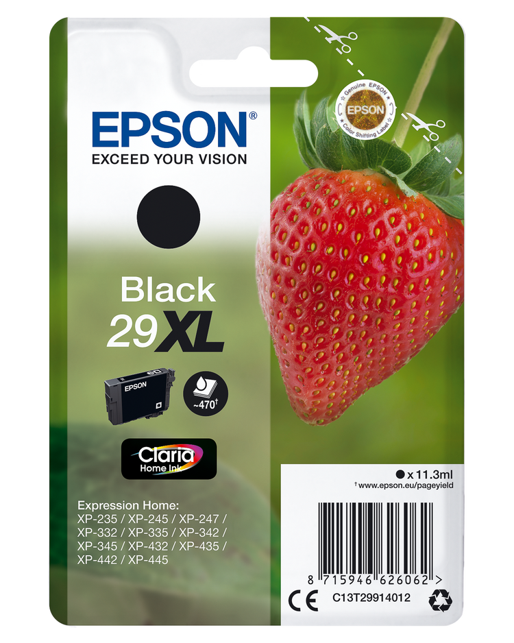 EPSON 29XL / T2991XL schwarz Tintenpatrone