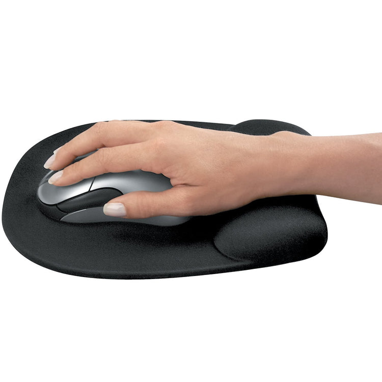 Fellowes Mousepad mit Handgelenkauflage Memory Foam schwarz