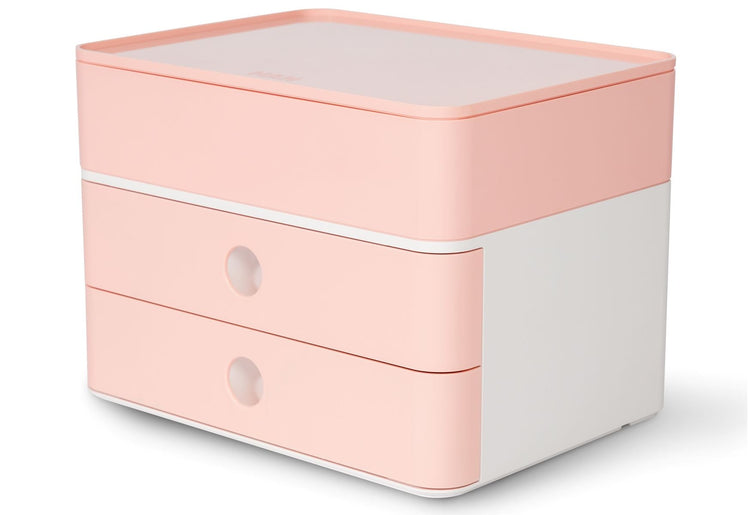 HAN Schubladenbox Smart Box plus ALLISON flamingo rose DIN A5 mit 3 Schubladen
