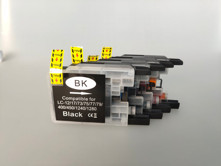 5 XXL kompatible Druckerpatronen von Wechselfaul als Ersatz für Brother LC-1240 LC-1280