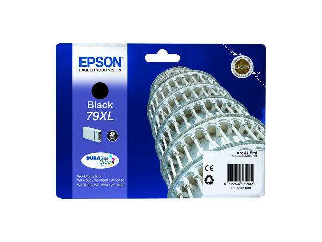 EPSON 79XL / T7901XL schwarz Tintenpatrone
