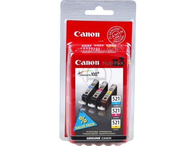 Canon CLI-521 C/M/Y Multipack Tintenpatronen
