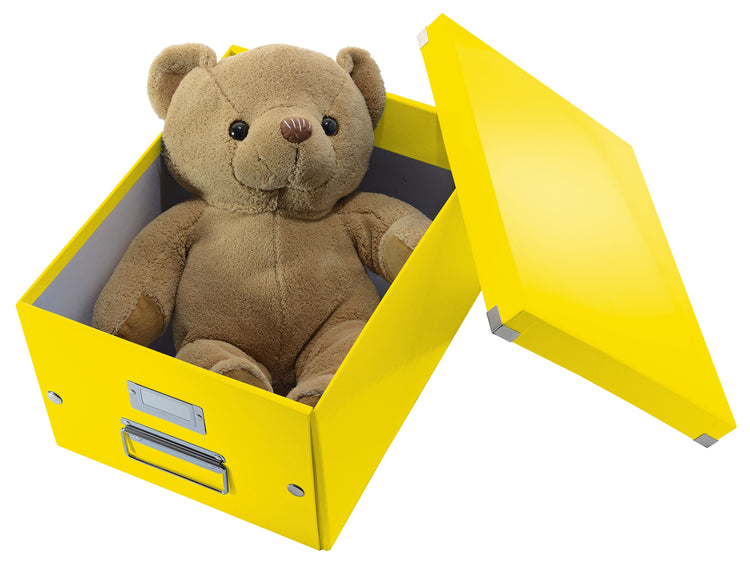 LEITZ Click & Store Aufbewahrungsbox 16,7 l gelb 28,1 x 36,9 x 20,0 cm Format: DIN A4 quer