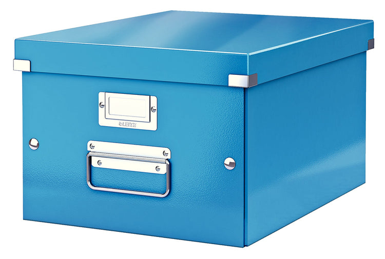 LEITZ Click & Store Aufbewahrungsbox 16,7 l blau 28,1 x 36,9 x 20,0 cm Format: DIN A4 quer