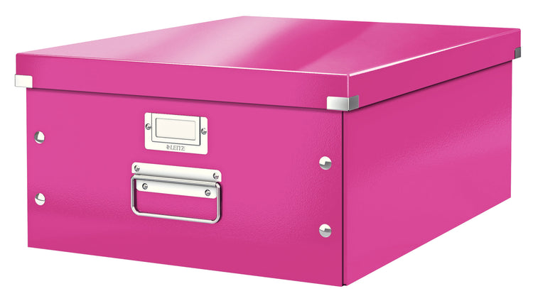 LEITZ Click & Store Aufbewahrungsbox 36,0 l pink 36,9 x 48,2 x 20,0 cm Format: DIN A3