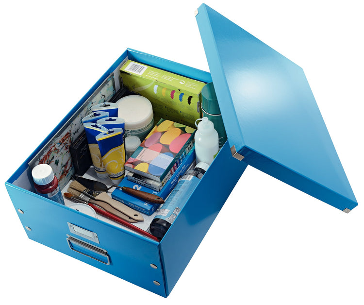 LEITZ Click & Store Aufbewahrungsbox 36,0 l blau 36,9 x 48,2 x 20,0 cm Format: DIN A3