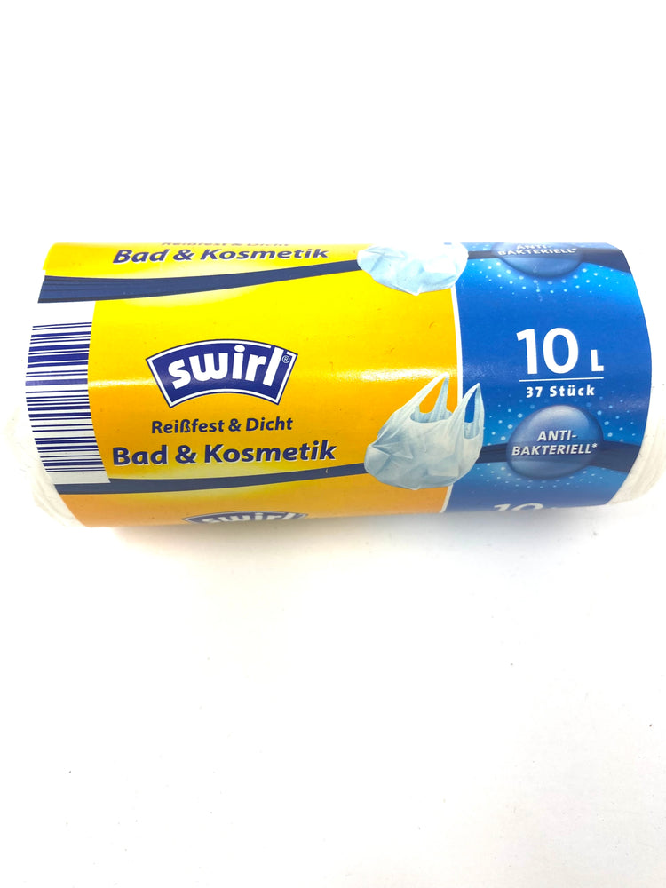 Swirl® 37 Tragegriff-Müllbeutel 10,0 l antibakeriell, reißfest und dicht