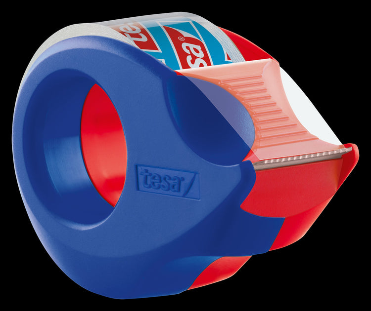 tesa Klebefilmabroller Mini-Abroller rot/blau  10m x 19mm