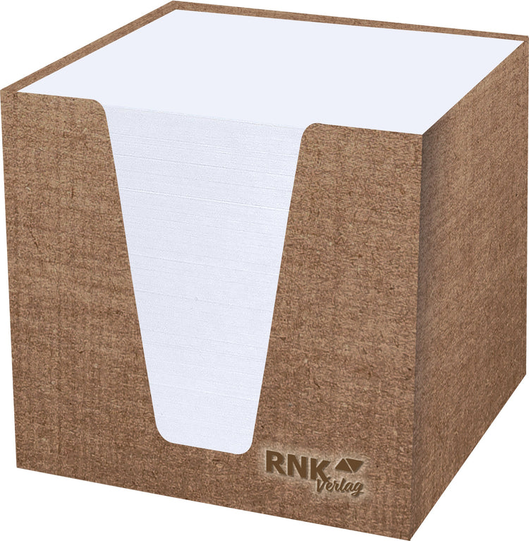 RNK-Verlag Zettelbox Eco weiß inkl. ca. 900 Notizzettel weiß